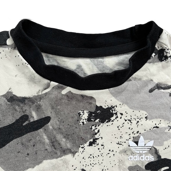 SOLD - Adidas All-Over Camouflage Graphic Originals Logo T-Shirt 'Camo' Size 6 - Picture 2 of 9